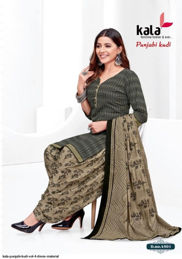 KALA PUNJABI KUDI VOL 4 DRESS MATERIAL AMAZING CATALOGUE 2023