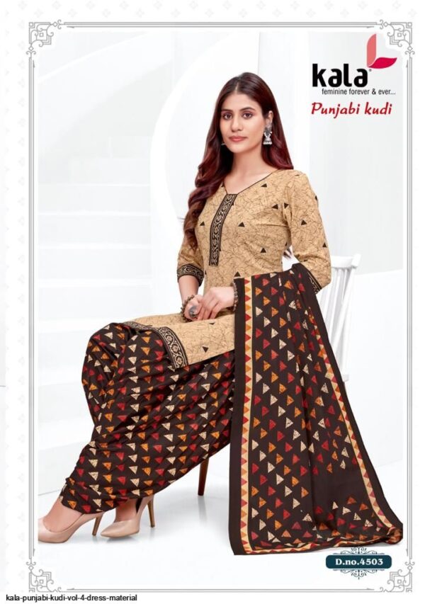 KALA PUNJABI KUDI VOL 4 DRESS MATERIAL AMAZING CATALOGUE 2023