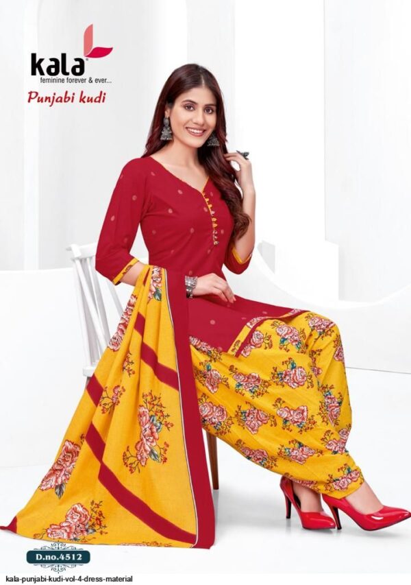 KALA PUNJABI KUDI VOL 4 DRESS MATERIAL AMAZING CATALOGUE 2023