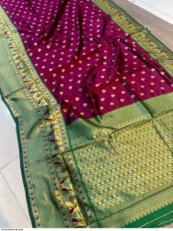 KF MOR PAITHANI SILK SAREE Stunning catalog Rehmat Boutique