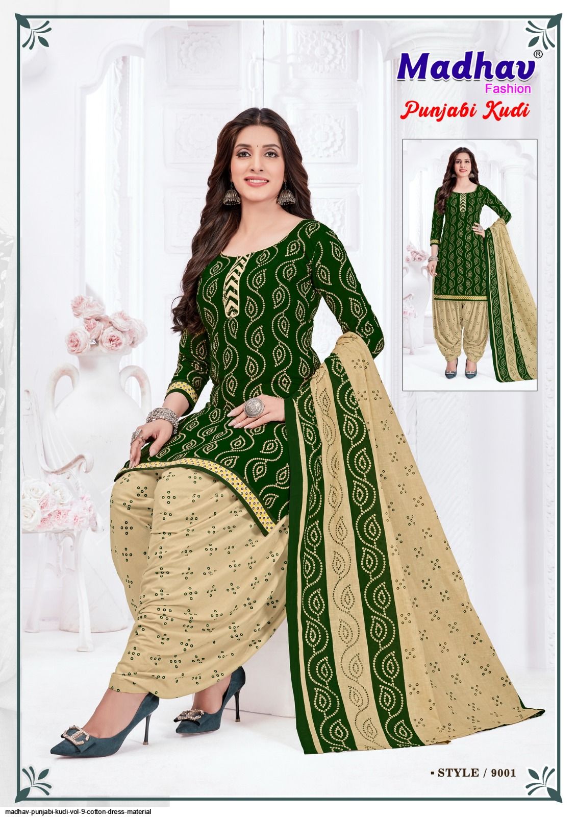 Buy VintFlea Indian Bollywood Designer Punjabi Salwar Suit for Women's  Cotton Unstitched Dress Material(Pink, Free Size) Online at desertcartINDIA