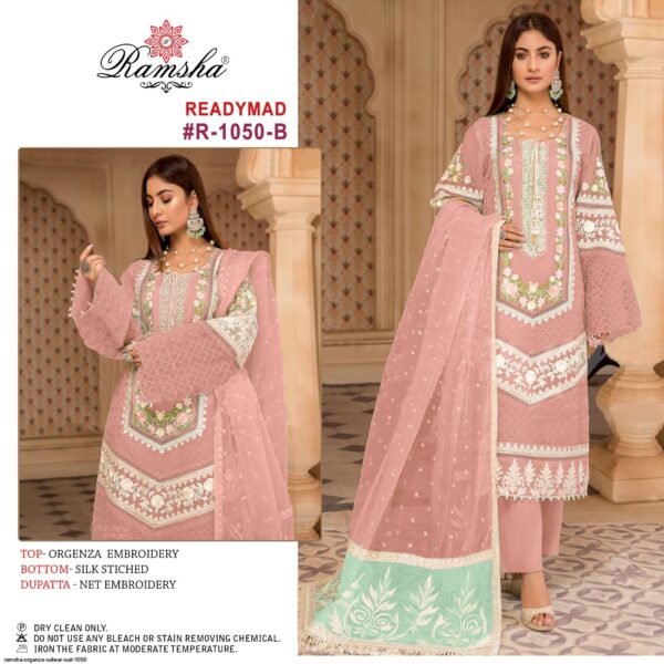 RAMSHA ORGANZA SALWAR SUIT 1050 AMAZING CATALOGUE 2023