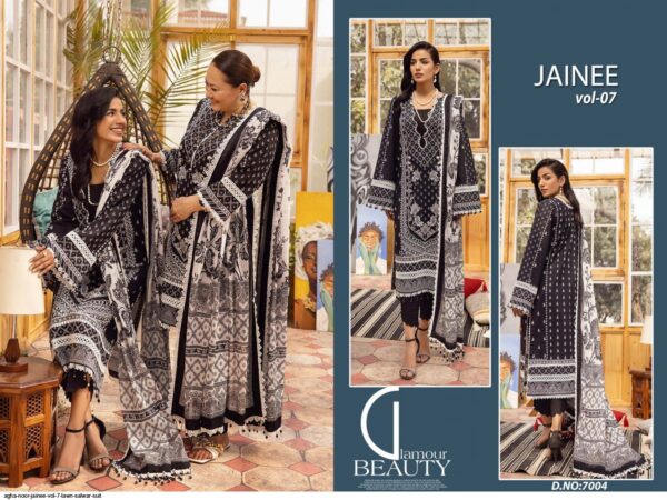 AGHA NOOR JAINEE VOL 7 LAWN SALWAR SUIT AMAZING CATALOGUE 2023