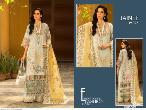 AGHA NOOR JAINEE VOL 7 LAWN SALWAR SUIT AMAZING CATALOGUE 2023