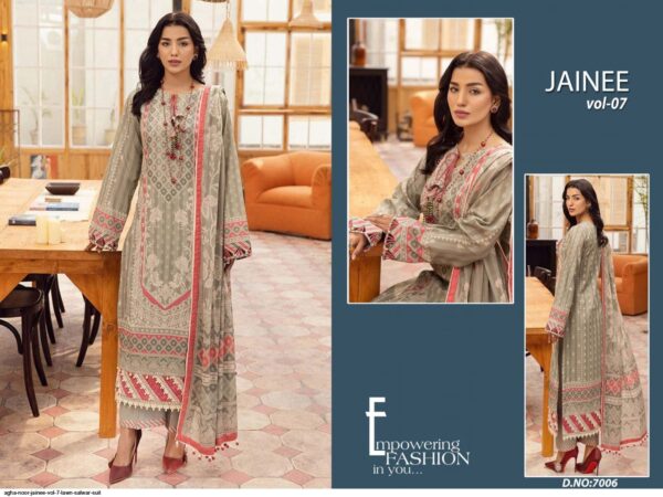 AGHA NOOR JAINEE VOL 7 LAWN SALWAR SUIT AMAZING CATALOGUE 2023