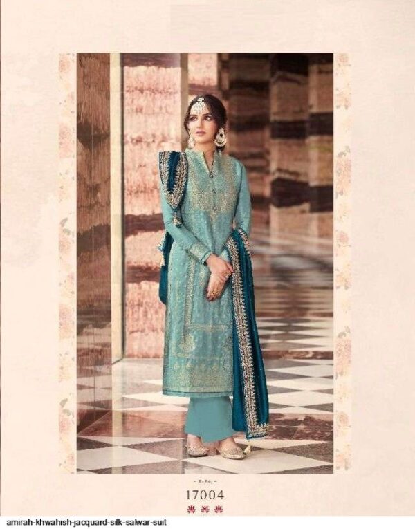 AMIRAH KHWAHISH JACQUARD SILK SALWAR SUIT AMAZING CATALOGUE 2023