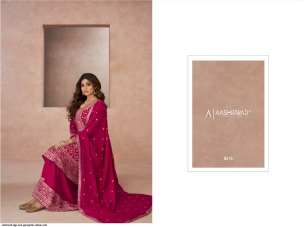 ASHIRWAD LAJJO REAL GEORGETTE SALWAR SUIT AMAZING CATALOGUE 2023