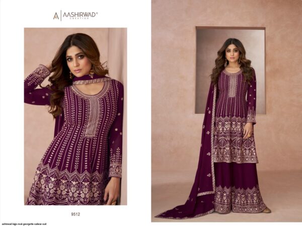 ASHIRWAD LAJJO REAL GEORGETTE SALWAR SUIT AMAZING CATALOGUE 2023