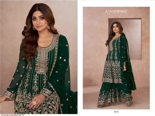 ASHIRWAD LAJJO REAL GEORGETTE SALWAR SUIT AMAZING CATALOGUE 2023