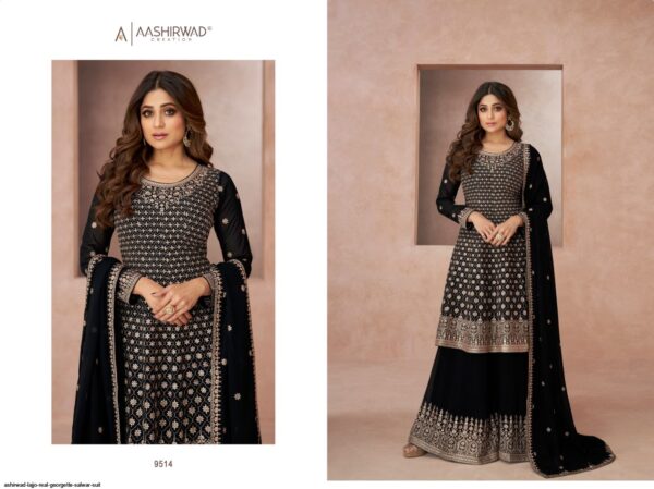 ASHIRWAD LAJJO REAL GEORGETTE SALWAR SUIT AMAZING CATALOGUE 2023