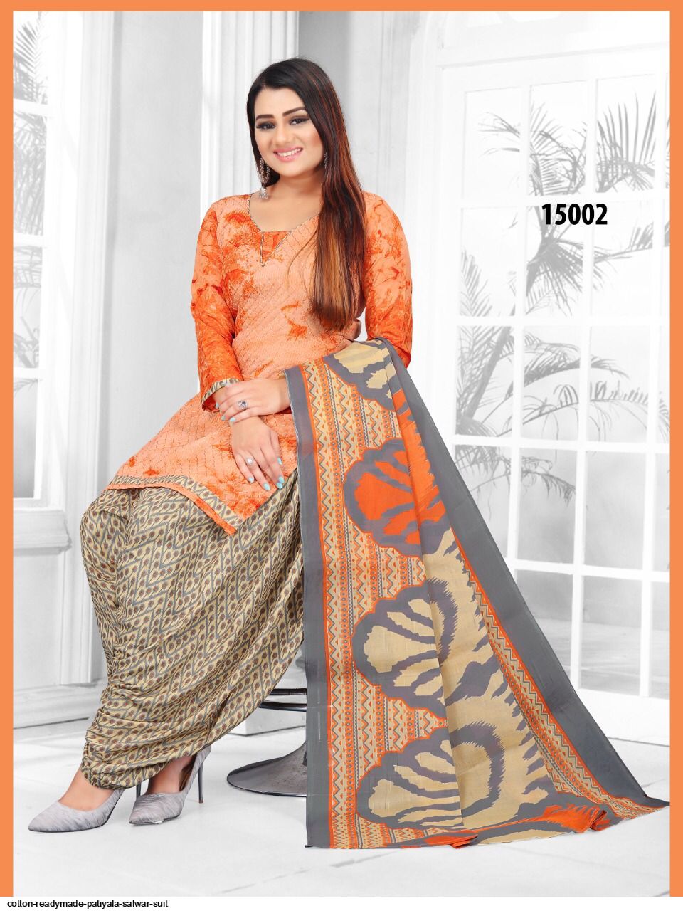 Bandhej Patiyala 3 Readymade Cotton Dress Collection: Textilecatalog