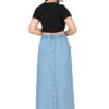 DENIM POCKET LONG SKIRTS AMAZING CATALOGUE 2023