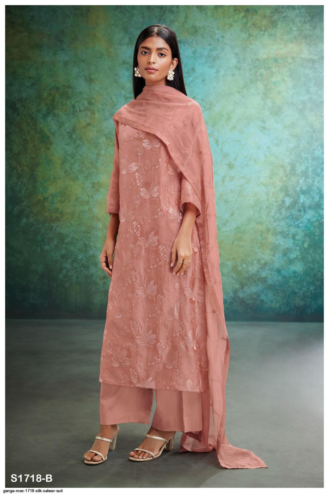 Rose 2025 silk churidar