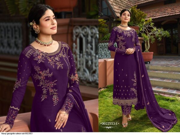 HEAVY GEORGETTE SALWAR SUIT 0022553 AMAZING CATALOGUE 2023