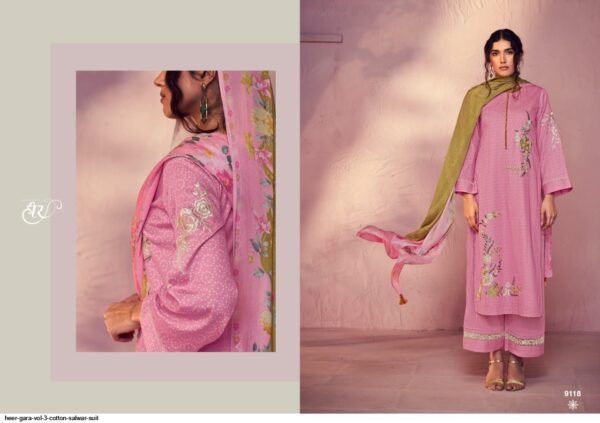 HEER GARA VOL 3 COTTON SALWAR SUIT AMAZING CATALOGUE 2023