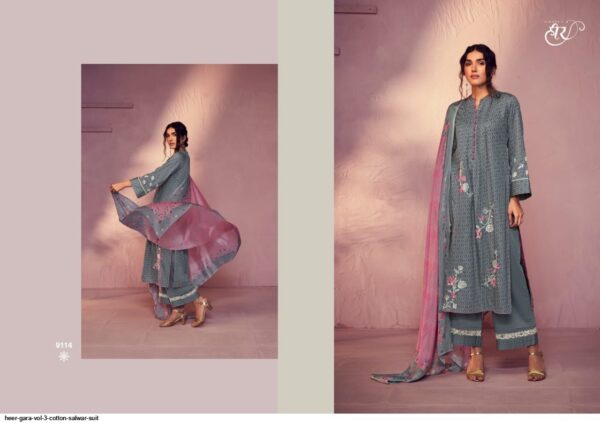 HEER GARA VOL 3 COTTON SALWAR SUIT AMAZING CATALOGUE 2023