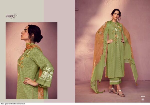 HEER GARA VOL 3 COTTON SALWAR SUIT AMAZING CATALOGUE 2023