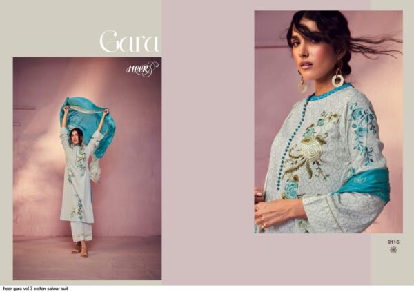 HEER GARA VOL 3 COTTON SALWAR SUIT AMAZING CATALOGUE 2023