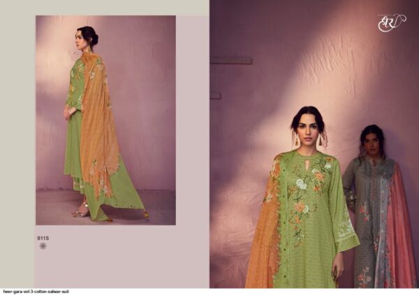 HEER GARA VOL 3 COTTON SALWAR SUIT AMAZING CATALOGUE 2023