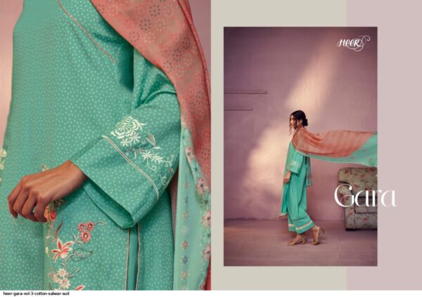 HEER GARA VOL 3 COTTON SALWAR SUIT AMAZING CATALOGUE 2023