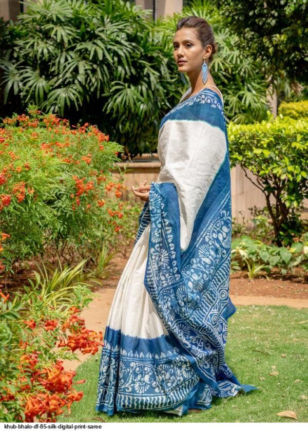 KHUB BHALO DF 85 SILK DIGITAL PRINT SAREE AMAZING CATALOGUE 2023