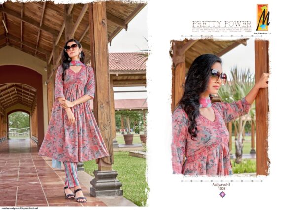 MASTER AALIYA VOL 5 PRINT KURTI SET AMAZING CATALOGUE 2023