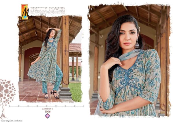 MASTER AALIYA VOL 5 PRINT KURTI SET AMAZING CATALOGUE 2023