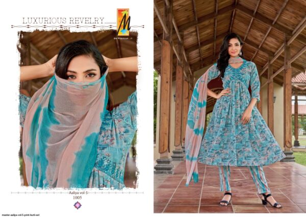 MASTER AALIYA VOL 5 PRINT KURTI SET AMAZING CATALOGUE 2023