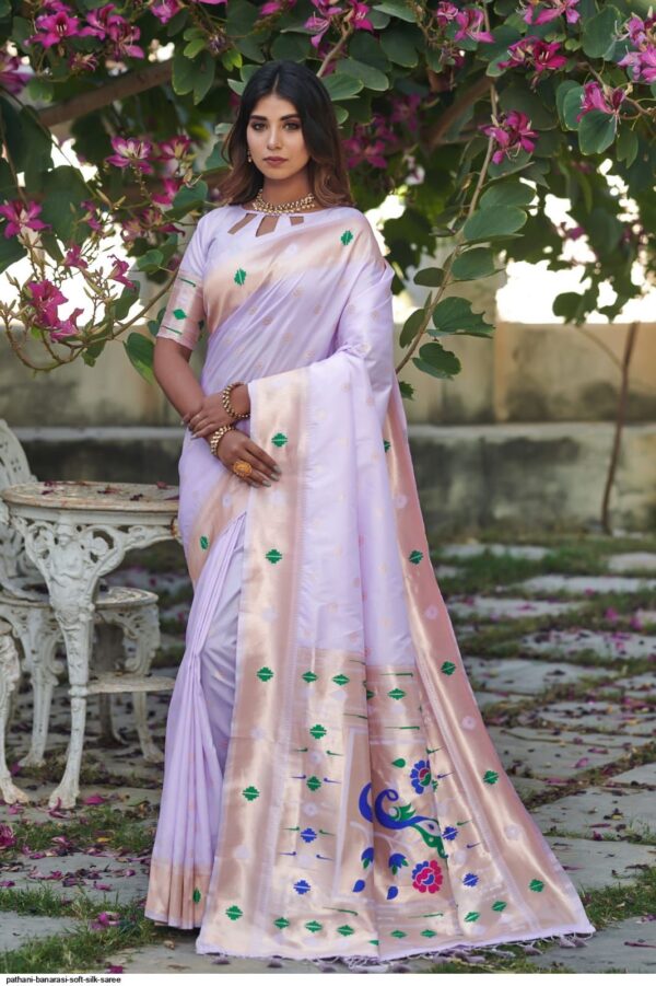 PATHANI BANARASI SOFT SILK SAREE AMAZING CATALOGUE 2023