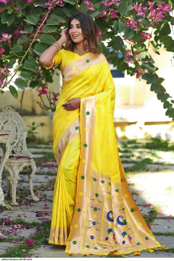 PATHANI BANARASI SOFT SILK SAREE AMAZING CATALOGUE 2023