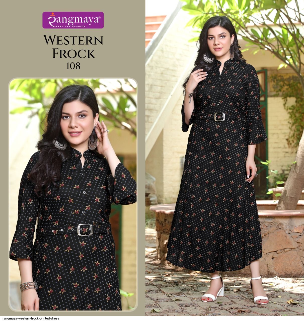 Buy PATLANI Western Dresses for Women | A-Line- Dress | Midi Western Dress  for Women. Online at desertcartINDIA