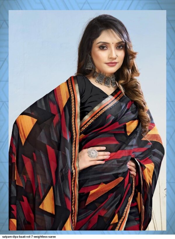 SATYAM DIYA BAATI VOL 7 WEIGHTLESS SAREE AMAZING CATALOGUE 2023