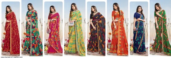 SATYAM DIYA BAATI VOL 7 WEIGHTLESS SAREE AMAZING CATALOGUE 2023