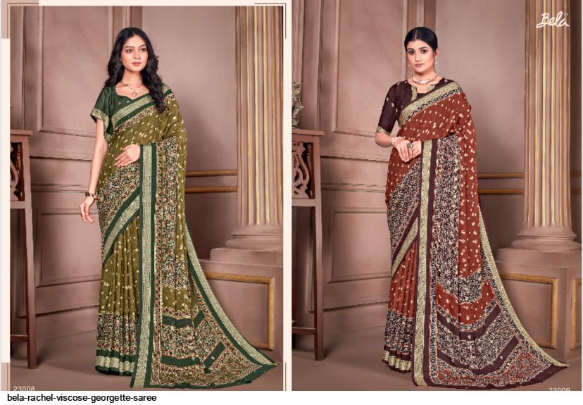 VISCOSE GEORGETTE SAREE