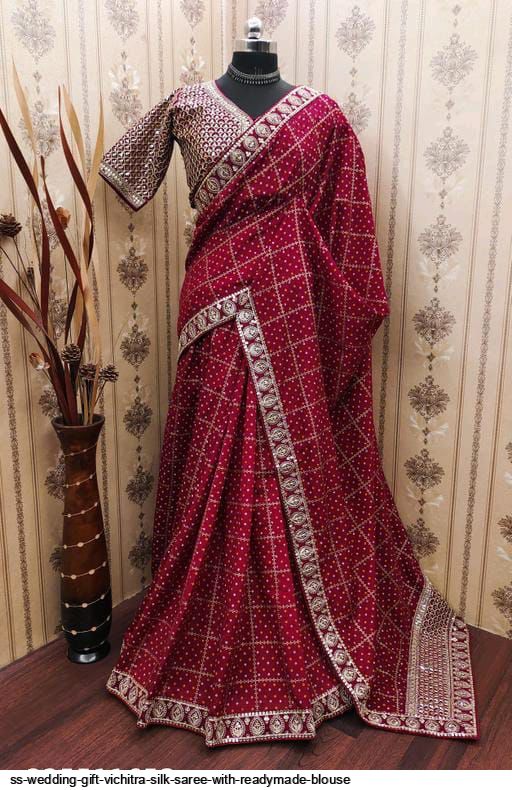 Blue sequins work lycra readymade saree 1015762b | Wedding saree indian, Readymade  saree, Indian party wear