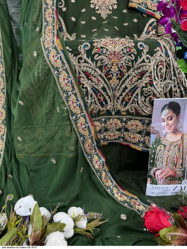 ZAHA AAEESHA VOL 2 SALWAR SUIT 10113 AMAZING CATALOGUE 2023