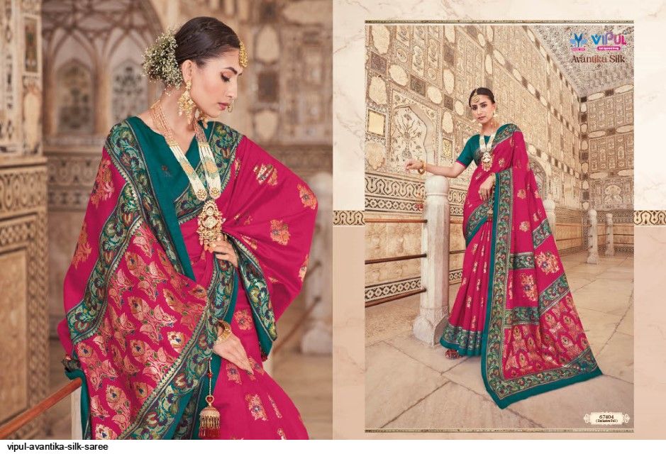 VIPUL JULIET CHIFFON BARFEE SILK SAREE Stunning catalog Rehmat Boutique