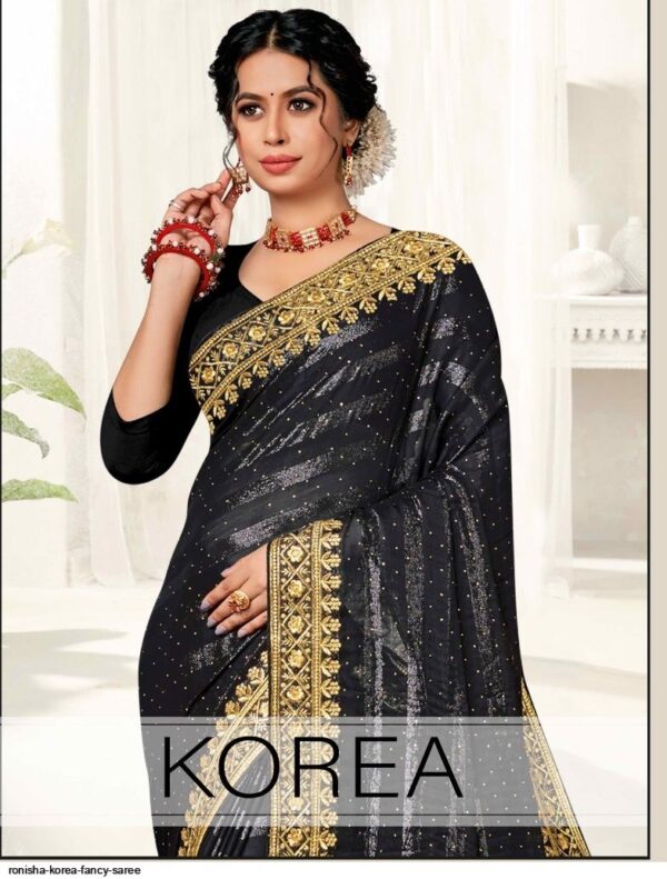 RONISHA KOREA FANCY SAREE AMAZING CATALOGUE 2023