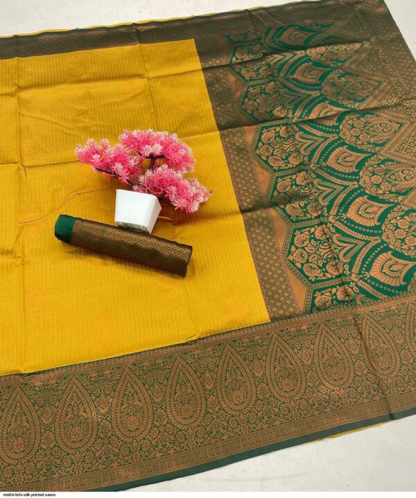 MISHTI LICHI SILK PRINTED SAREE AMAZING CATALOGUE 2023