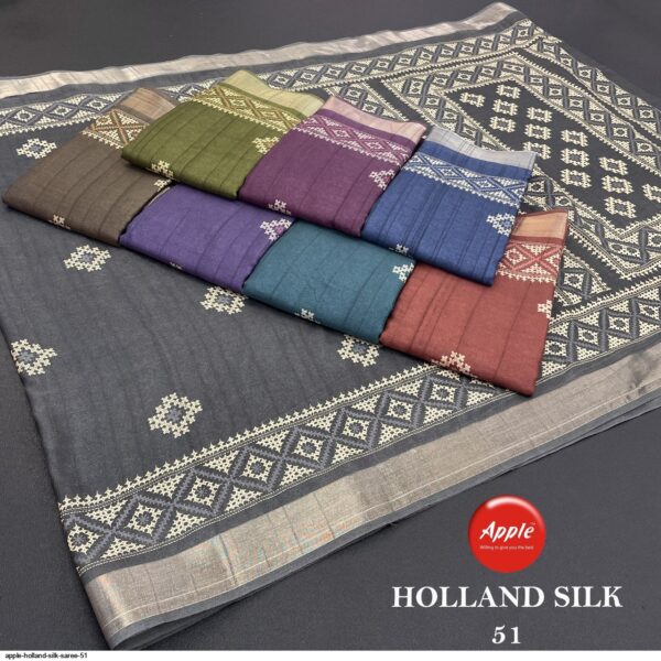 APPLE HOLLAND SILK SAREE 51 AMAZING CATALOGUE 2023