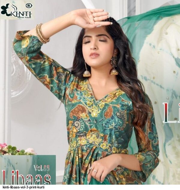 KINTI LIBAAS VOL 3 PRINT KURTI AMAZING CATALOGUE 2023