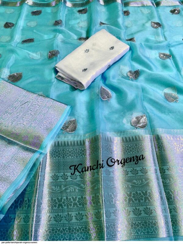 PAN PATTA KANCHIPURAM ORGANZA SAREES AMAZING CATALOGUE 2023