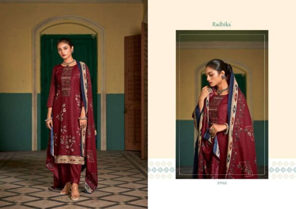 New Stunning 
RUBINA BY SUMYRA 37001 TO 37008 SERIES BEAUTIFUL SUITS COLORFUL STYLISH FANCY CASUAL WEAR & ETHNIC WEAR PURE PASHMINA PRINT DRESSES AT WHOLESALE PRICE 2024