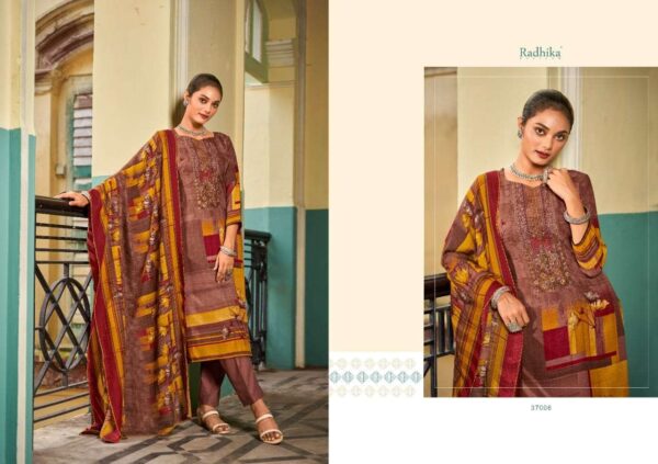 New Stunning 
RUBINA BY SUMYRA 37001 TO 37008 SERIES BEAUTIFUL SUITS COLORFUL STYLISH FANCY CASUAL WEAR & ETHNIC WEAR PURE PASHMINA PRINT DRESSES AT WHOLESALE PRICE 2024