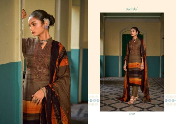 New Stunning 
RUBINA BY SUMYRA 37001 TO 37008 SERIES BEAUTIFUL SUITS COLORFUL STYLISH FANCY CASUAL WEAR & ETHNIC WEAR PURE PASHMINA PRINT DRESSES AT WHOLESALE PRICE 2024