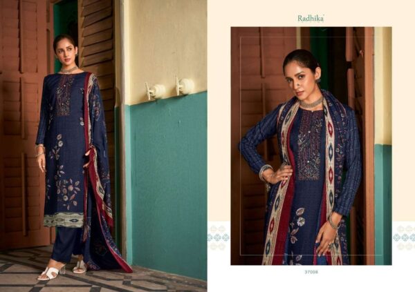 New Stunning 
RUBINA BY SUMYRA 37001 TO 37008 SERIES BEAUTIFUL SUITS COLORFUL STYLISH FANCY CASUAL WEAR & ETHNIC WEAR PURE PASHMINA PRINT DRESSES AT WHOLESALE PRICE 2024