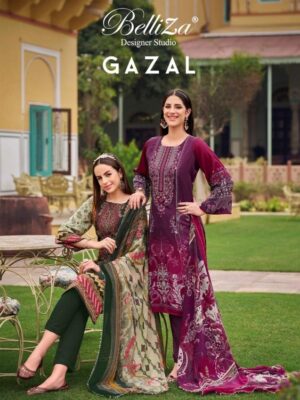 belliza gazal series 810001-810008 crepe wholesale suit  belliza gazal series 810001-810008 crepe wholesale suit , belliza gazal series 810001-810008 crepe wholesale suit  surat, belliza gazal series 810001-810008 crepe wholesale suit  new latest catalog, belliza gazal series 810001-810008 crepe wholesale suit  wholesale surat, belliza gazal series 810001-810008 crepe wholesale suit  single, belliza gazal series 810001-810008 crepe wholesale suit  catalog price, belliza gazal series 810001-810008 crepe wholesale suit  salwar suit, belliza gazal series 810001-810008 crepe wholesale suit  dresses, belliza gazal series 810001-810008 crepe wholesale suit  indian salwar suit, belliza gazal series 810001-810008 crepe wholesale suit  dress material belliza gazal series 810001 810008 crepe wholesale suit 2025 04 24 15 02 01 <div class="border-box scn-detl">
                     <h1 id="cat-name">belliza gazal series 810001-810008 crepe wholesale suit </h1>
                     <br>
                     <p></p>
                     <br>
                     <h3>Specification :</h3>
                     <div class="tab-pane active" id="tab_default_1">
                        <table class="products_details">
                           <tbody>
						   <tr>
								<td style="width: 32%;">Product Date:</td>
								<td>24-04-2025</td>
							</tr>
                             							<tr>
								<td style="width: 32%;">Name:</td>
								<td>Belliza Gazal Series 810001-810008 Crepe Wholesale Suit </td>
							</tr>
																					<tr>
								<td style="width: 32%;">Cname:</td>
								<td>Gazal </td>
							</tr>
														<tr>
								<td style="width: 32%;">Brand:</td>
								<td>Belliza Designer Studio</td>
							</tr>
							
														<tr>
								<td style="width: 32%;">Total Design:</td>
								<td>8 Pcs</td>
							</tr>
														
														<tr>
								<td style="width: 32%;">Per Piece Rate:</td>
								<td>INR 1025</td>
							</tr>
														
														<tr>
								<td style="width: 32%;">Full Catalog Rate:</td>
								<td style="font-family: 'Hind', sans-serif;">INR 8200								+ (5 % GST) + Shipping Charge
								</td>
							</tr>
														
														<tr>
								<td style="width: 32%;">Weight:</td>
								<td>8 Kg</td>
							</tr>
																					<tr>
								<td style="width: 32%;">Moq:</td>
								<td>Minimum 8 Pcs</td>
							</tr>
														
														
														<tr>
								<td style="width: 32%;">Type:</td>
								<td>Pakistani Salwar Kameez, Readymade Suits</td>
							</tr>
														
							
							
														<tr>
								<td style="width: 32%;">Fabric:</td>
								<td>
									Crape								</td>
							</tr>
																																																								
														
														
														<tr>
								<td style="width: 32%;">Other Details:</td>
								<td><p>READYMADE COLLECTION</p>

<p>......BelliZa DesigNer StuDio...... </p>

<p>                     presents</p>

<p>                     ”GAZAL" <br>
 ...premium designer collection...<br>
                 <br>
🔺Top: 100% Pure Crepe with Exclusive Heavy Self Embroidery </p>

<p>🔺Dupatta: Pure georgette dupatta (2.30 mtrs apx)</p>

<p>🔺Bottom: Pure Crepe Salwar </p>

<p>🔺Pcs: 08</p>

<p>🔺 Rate: 1025/-<br>
 <br>
SIZE - S, M, L, XL, XXL, 3XL, 4XL</p>
</td>
							</tr>
																												
                           </tbody>
                        </table>
                     </div>
                  </div>