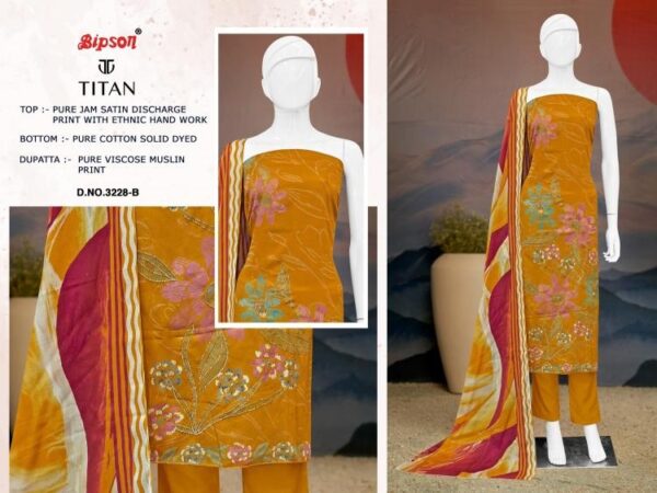 bipson titan 3228 jam satin wholesale suit - Image 2
