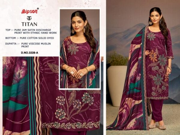 bipson titan 3228 jam satin wholesale suit - Image 3