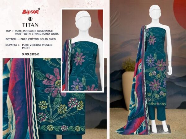 bipson titan 3228 jam satin wholesale suit - Image 6